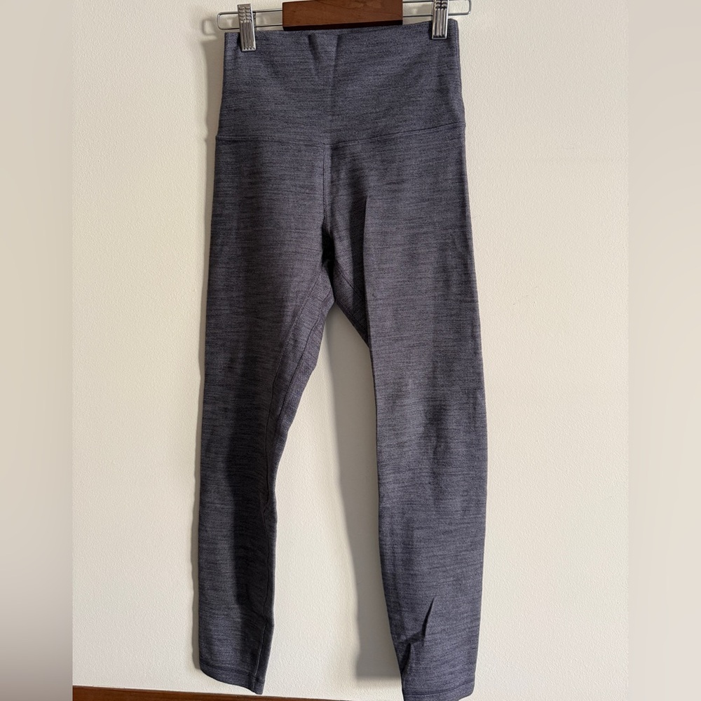 Lululemon Align Legging Gray Heathered Herringbone 25" Size 4